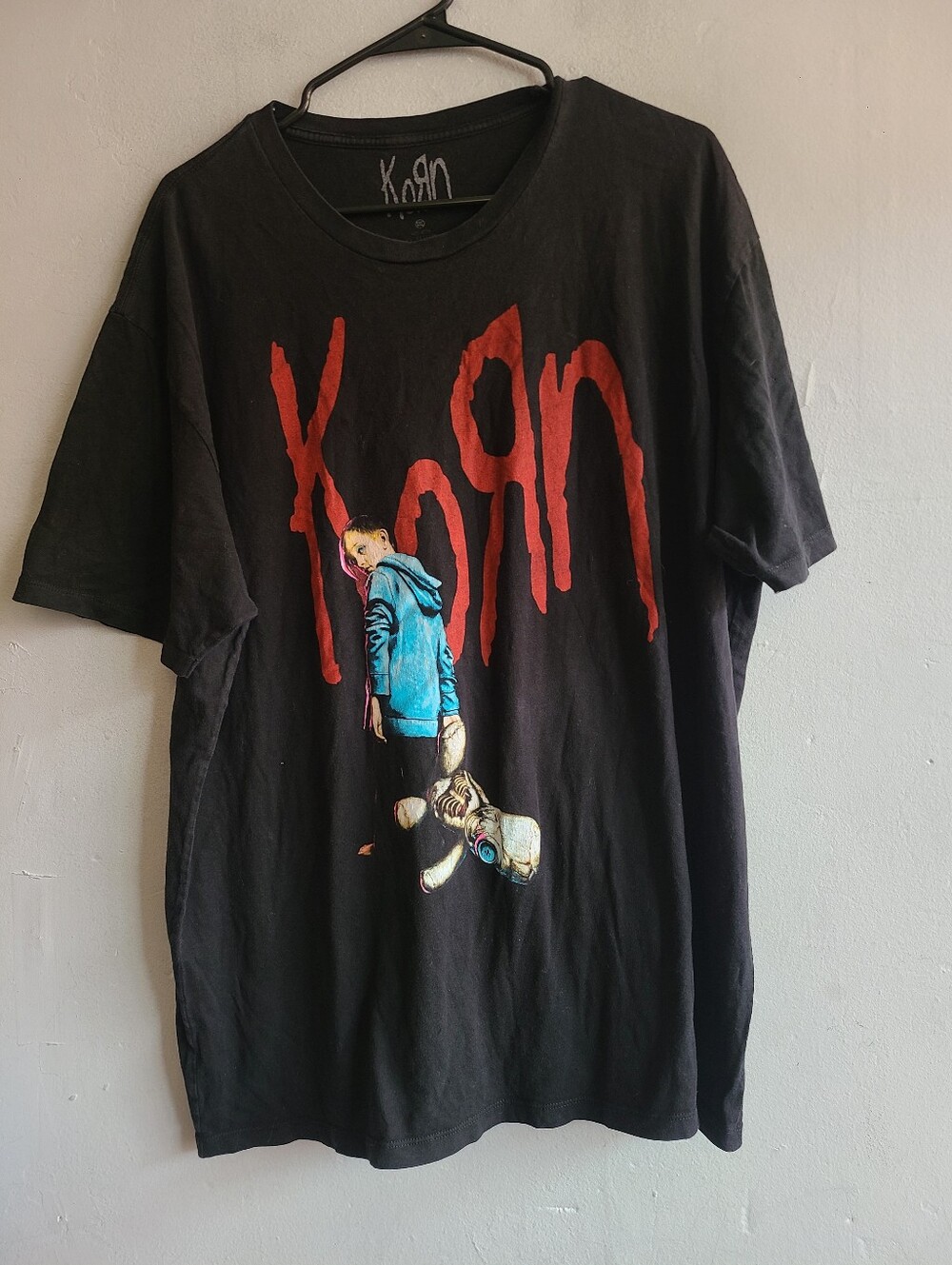 Vintage XXL 2X men's unisex Korn Serenity of Suffering band tee t-shirt black